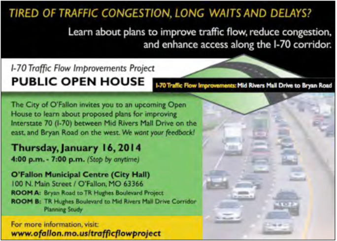 I-70 INTERCHANGE STUDIES IN ST. CHARLES COUNTY (MISSOURI RIVER TO I-64)